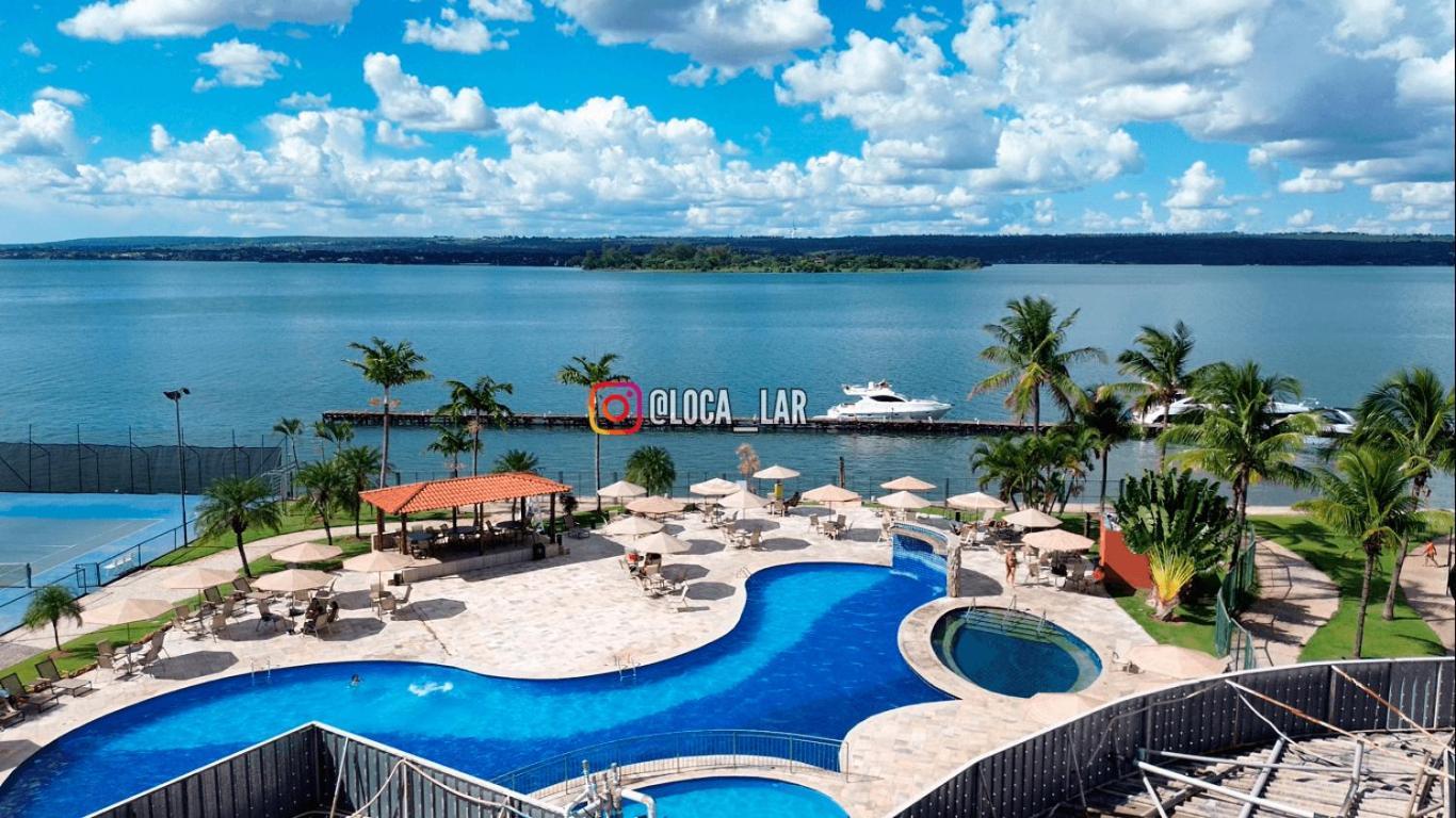 Flat 430 Lindo Com Vista Para O Lago Brezilya Dış mekan fotoğraf